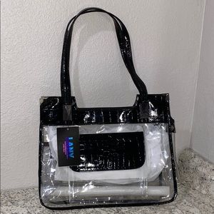 Luxury clear tote bag